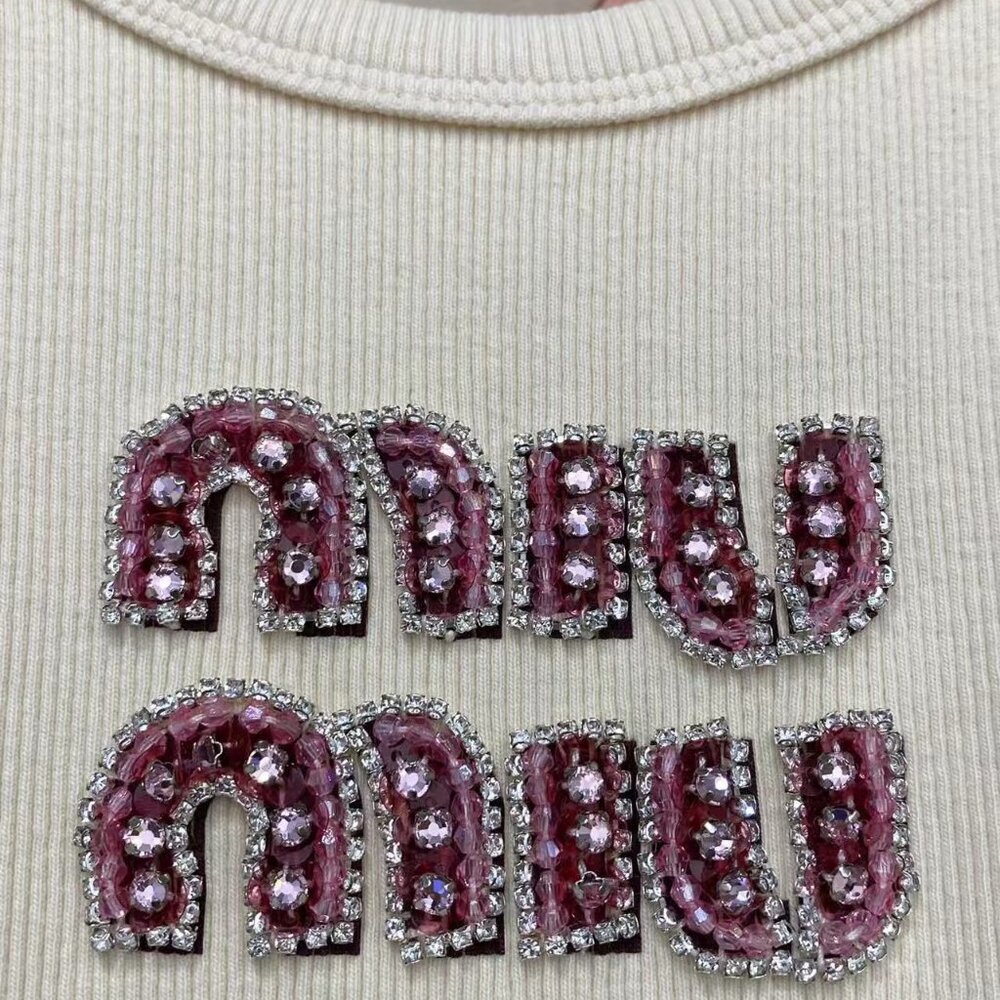 Miu Miu Women's Fashion Casual Sports Short Vest - Picture 5 of 7